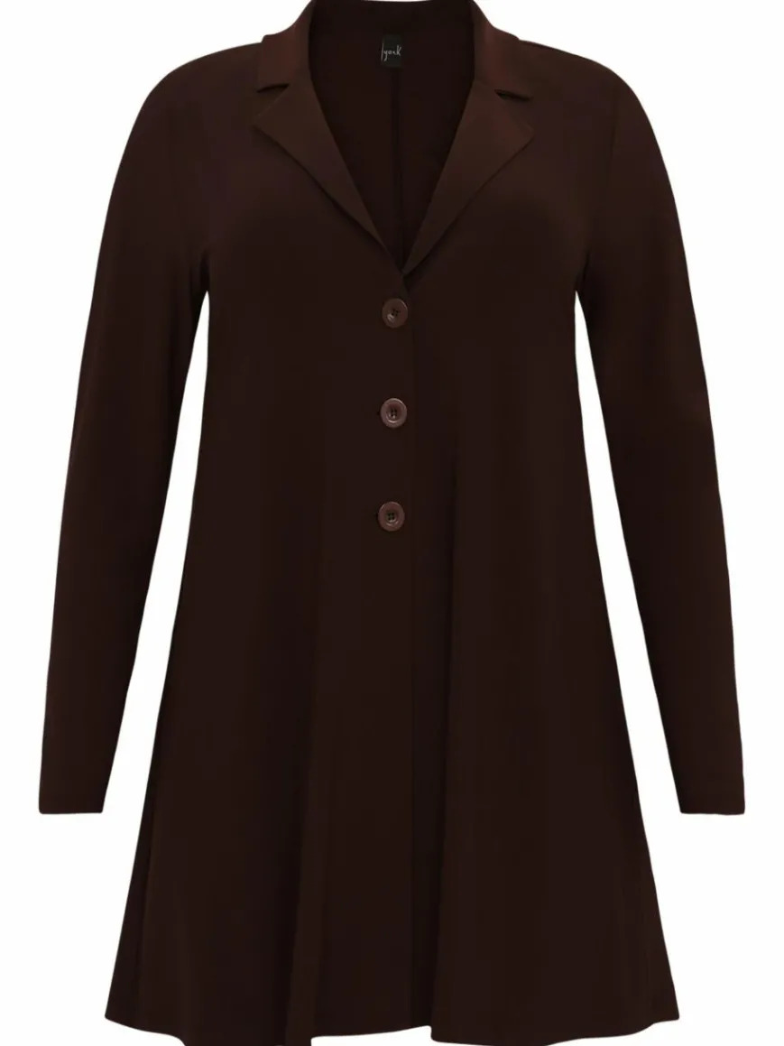 YOEK Blazer*Damen Blazer braun uni