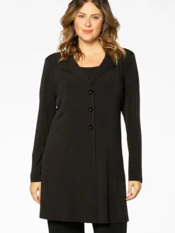 YOEK Blazer*Damen Blazer schwarz uni