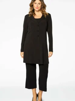 YOEK Blazer*Damen Blazer schwarz uni