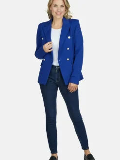 White Label Blazer*Damen Blazer royal uni