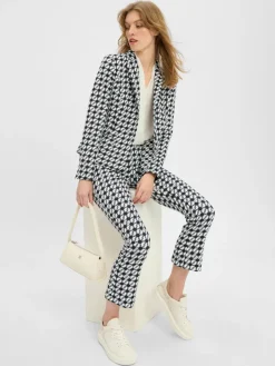 Marc Cain Sports Blazer*Damen Blazer marine weiß gemustert