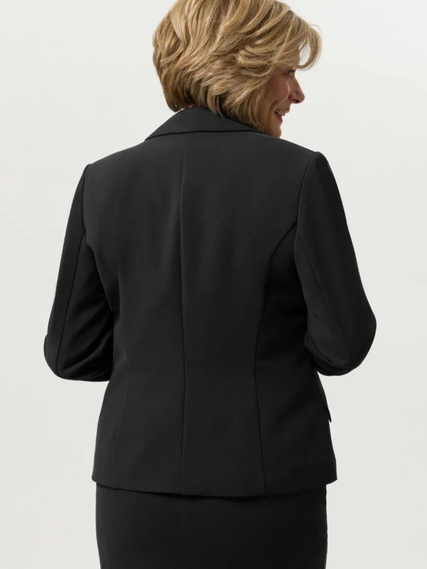 Frank Walder Blazer*Damen Blazer schwarz uni