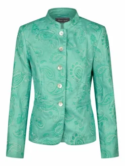 White Label Blazer*Damen Blazer grün gemustert