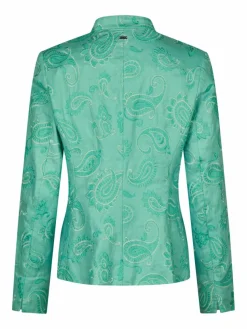 White Label Blazer*Damen Blazer grün gemustert