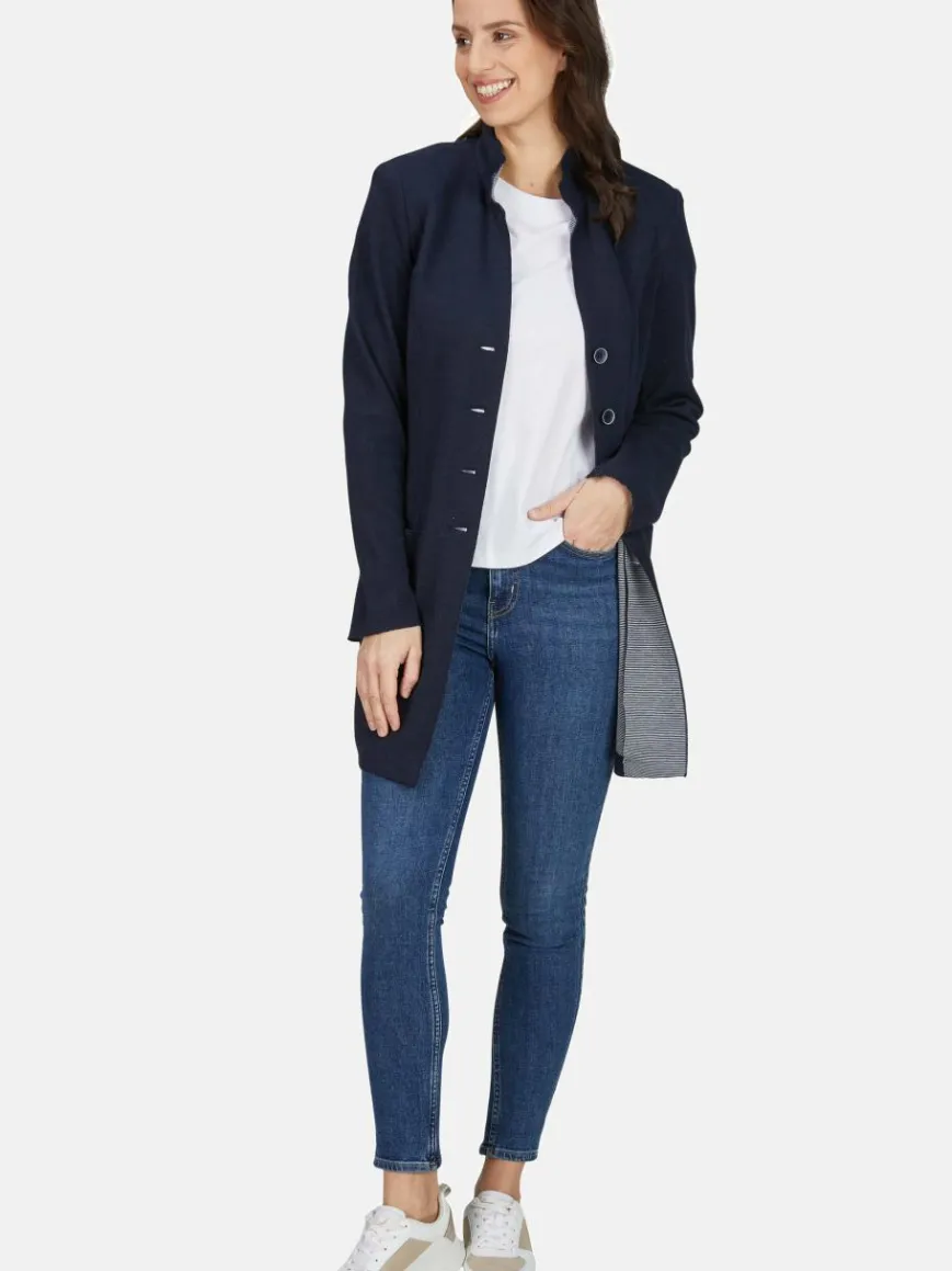 White Label Blazer*Damen Blazer blau uni