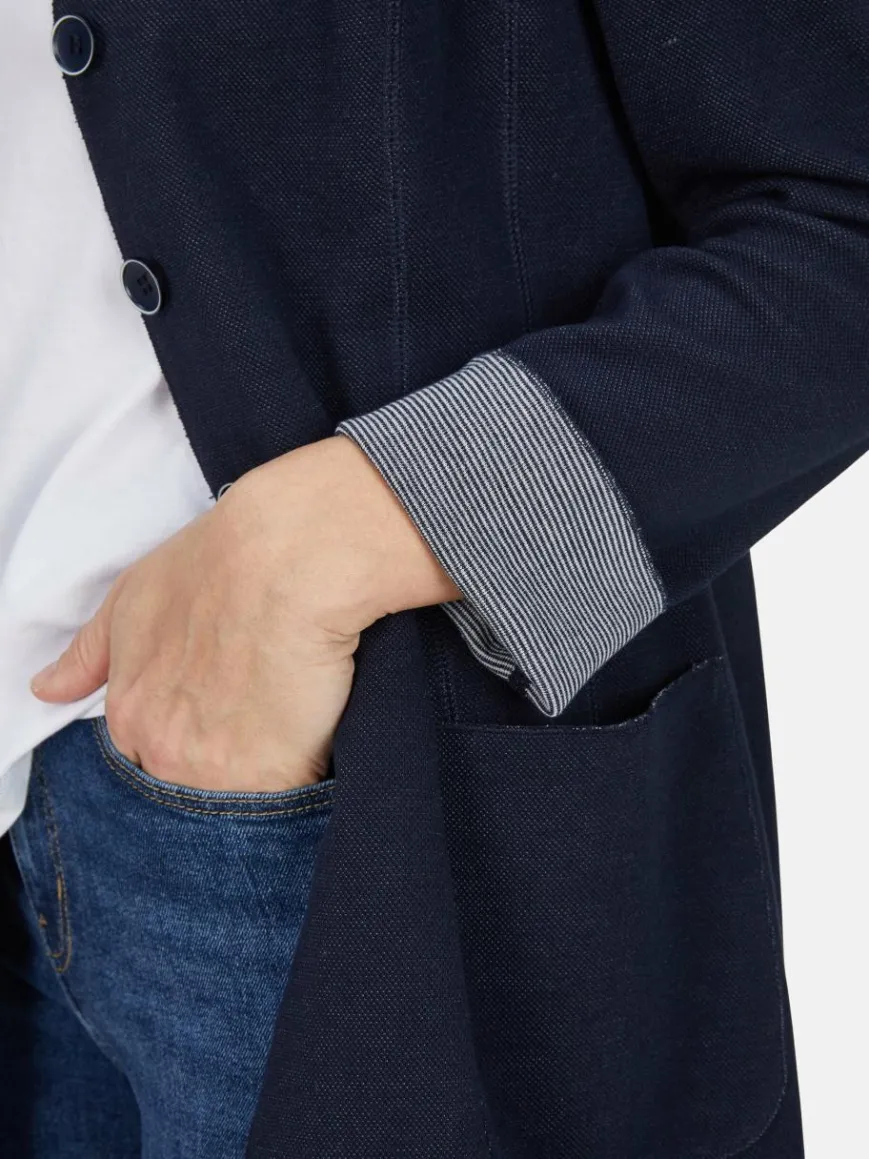 White Label Blazer*Damen Blazer blau uni