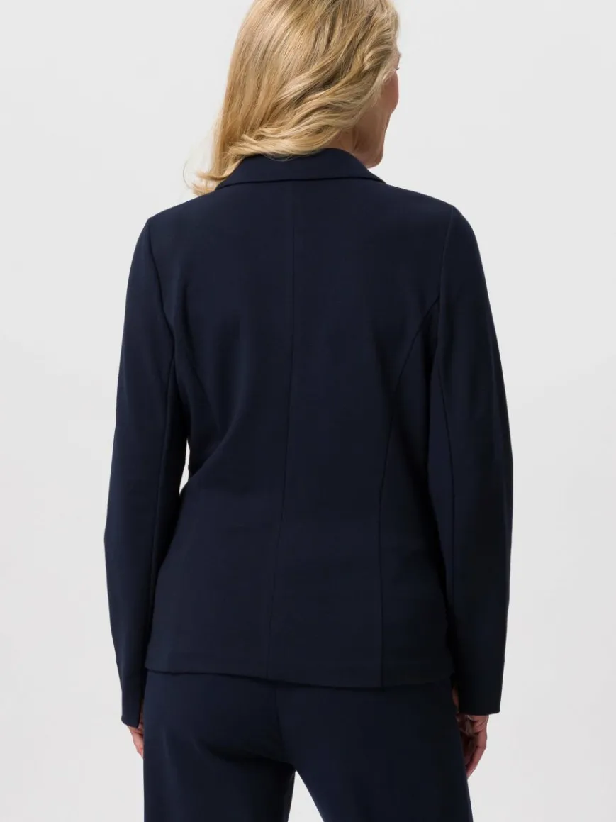 Frank Walder Blazer*Damen Blazer marine blau uni