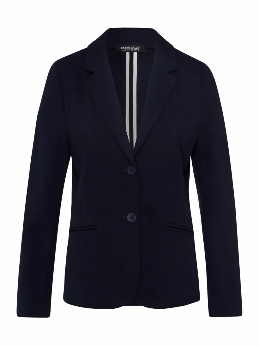 Frank Walder Blazer*Damen Blazer marine blau uni