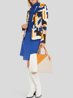 Marc Cain Blazer*Damen Blazer royal gemustert