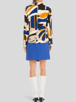 Marc Cain Blazer*Damen Blazer royal gemustert