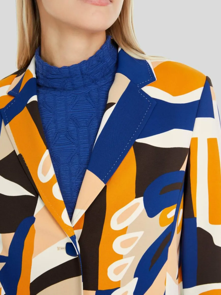 Marc Cain Blazer*Damen Blazer royal gemustert