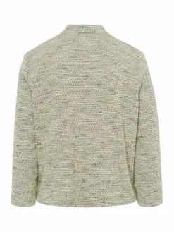 Frank Walder Blazer*Damen Blazer grün mehrfarbig uni