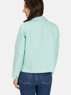 White Label Blazer*Damen Blazer grün uni