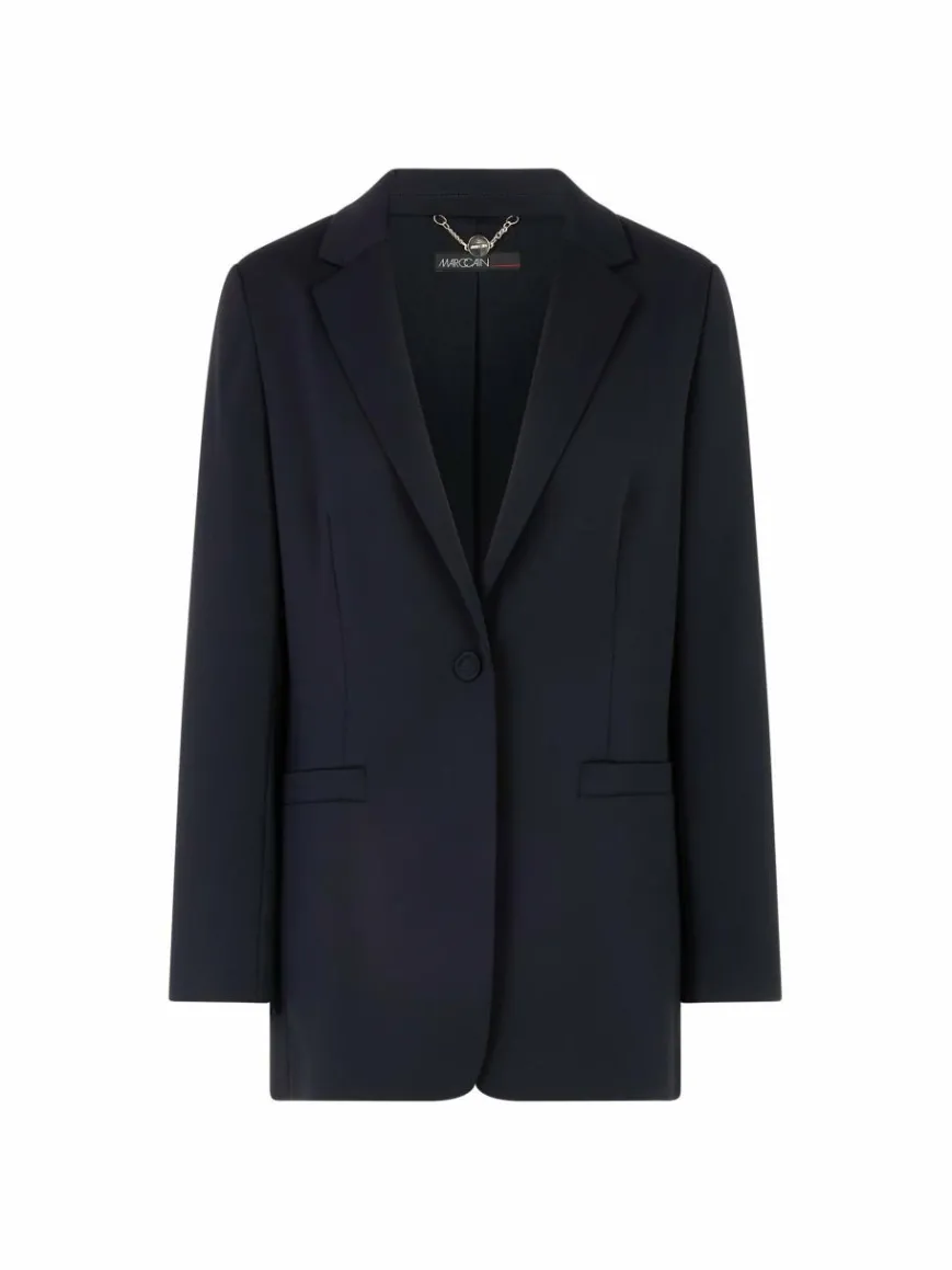Marc Cain Blazer*Damen Blazer blau uni