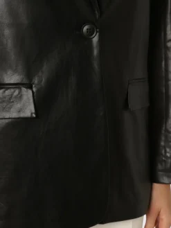 IPURI Blazer*Damen Blazer schwarz uni