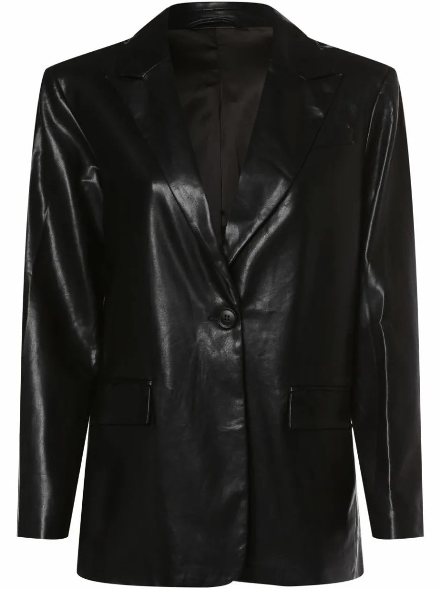 IPURI Blazer*Damen Blazer schwarz uni