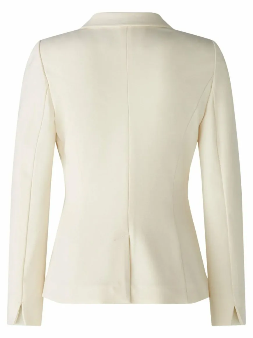 Oui Blazer*Damen Blazer weiß uni