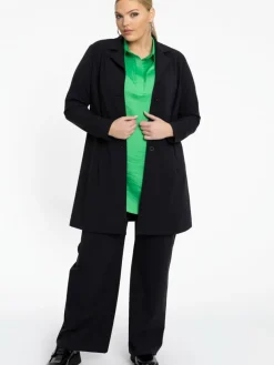 YOEK Blazer*Damen Blazer schwarz uni