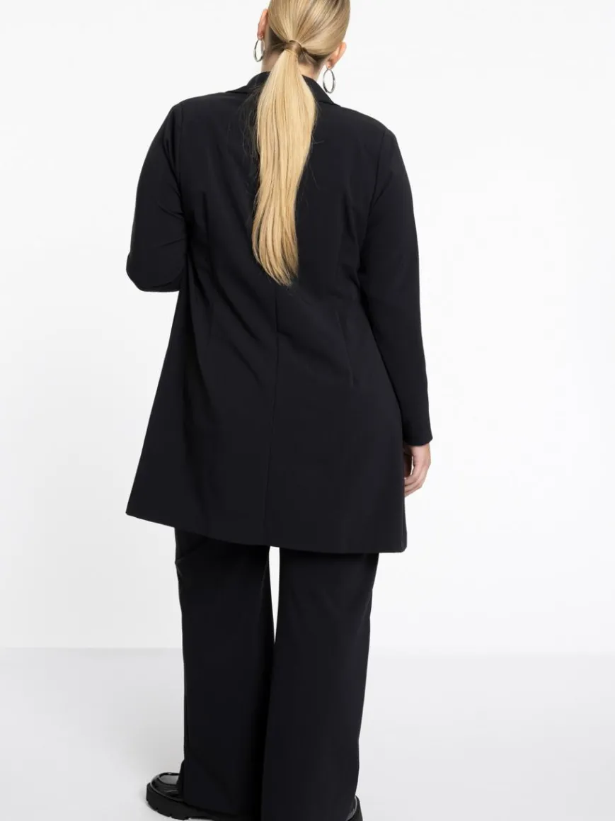 YOEK Blazer*Damen Blazer schwarz uni