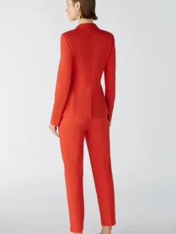 Oui Blazer*Damen Blazer rot uni