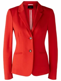 Oui Blazer*Damen Blazer rot uni