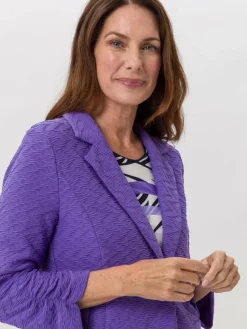 Frank Walder Blazer*Damen Blazer flieder lila uni