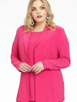 YOEK Blazer*Damen Blazer pink uni