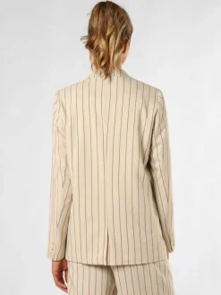IPURI Blazer*Damen Blazer sand gestreift