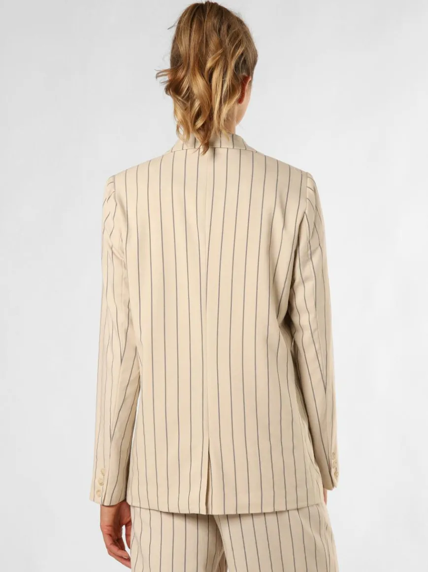 IPURI Blazer*Damen Blazer sand gestreift