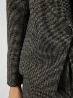 comma Blazer*Damen Blazer anthrazit gemustert