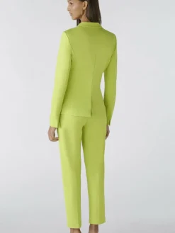 Oui Blazer*Damen Blazer grün uni
