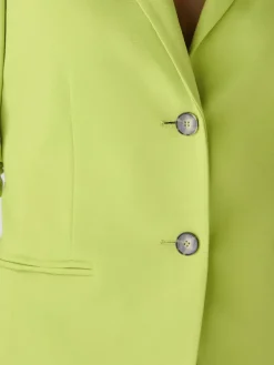 Oui Blazer*Damen Blazer grün uni