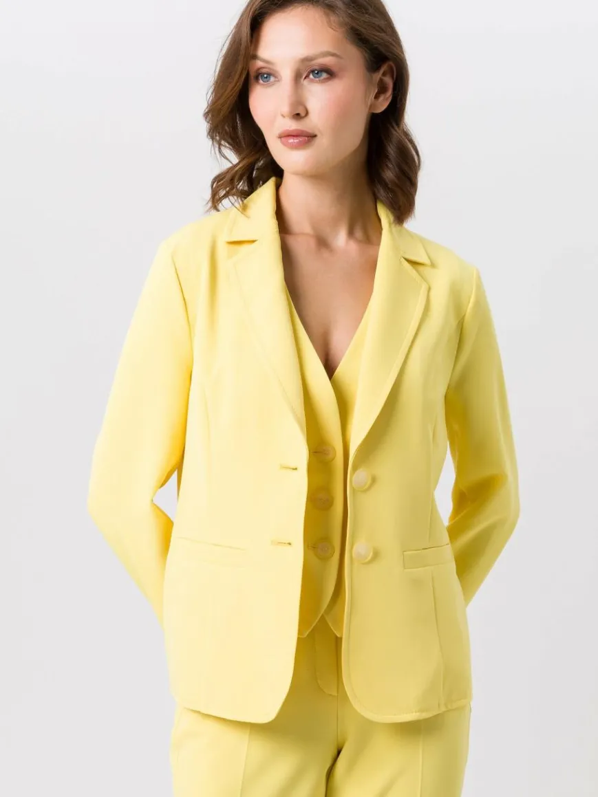 TUZZI Blazer*Damen Blazer gelb uni