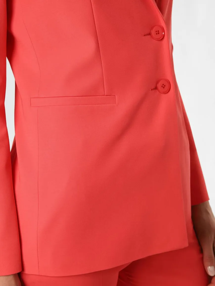 comma Blazer*Damen Blazer koralle uni