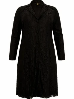 YOEK Blazer*Damen Blazer schwarz bedruckt