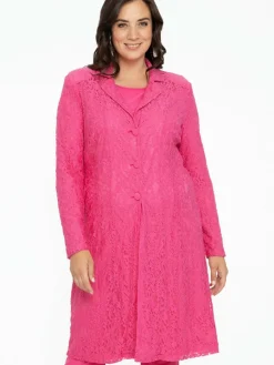 YOEK Blazer*Damen Blazer pink bedruckt