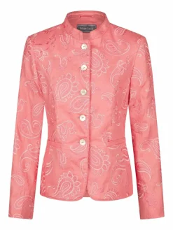 White Label Blazer*Damen Blazer rosa gemustert