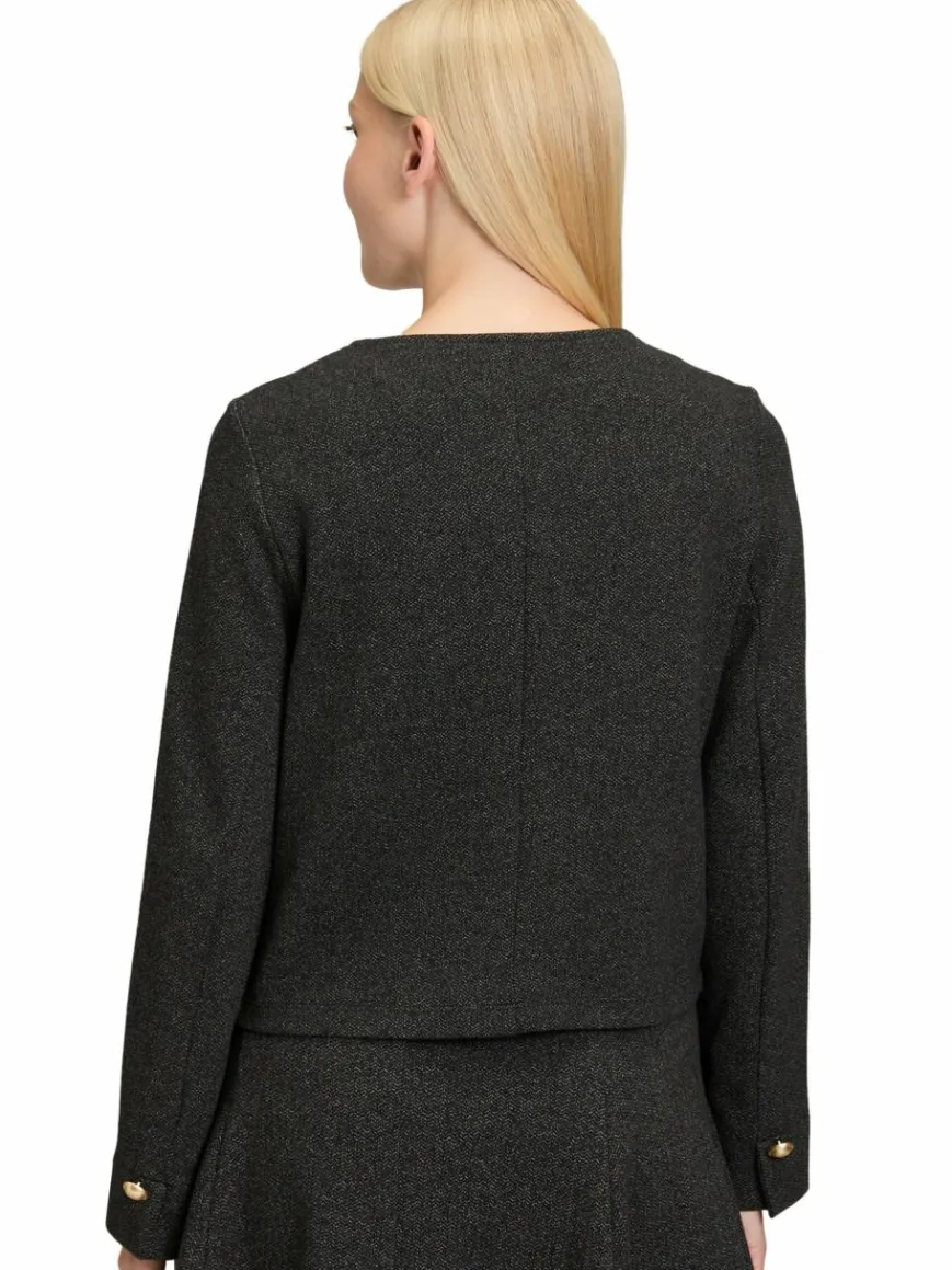 Cartoon Blazer*Damen Blazer schwarz gemustert