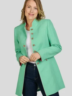 White Label Blazer*Damen Blazer grün uni