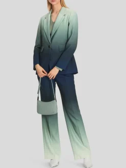 Marc Cain Blazer*Damen Blazer grün gemustert