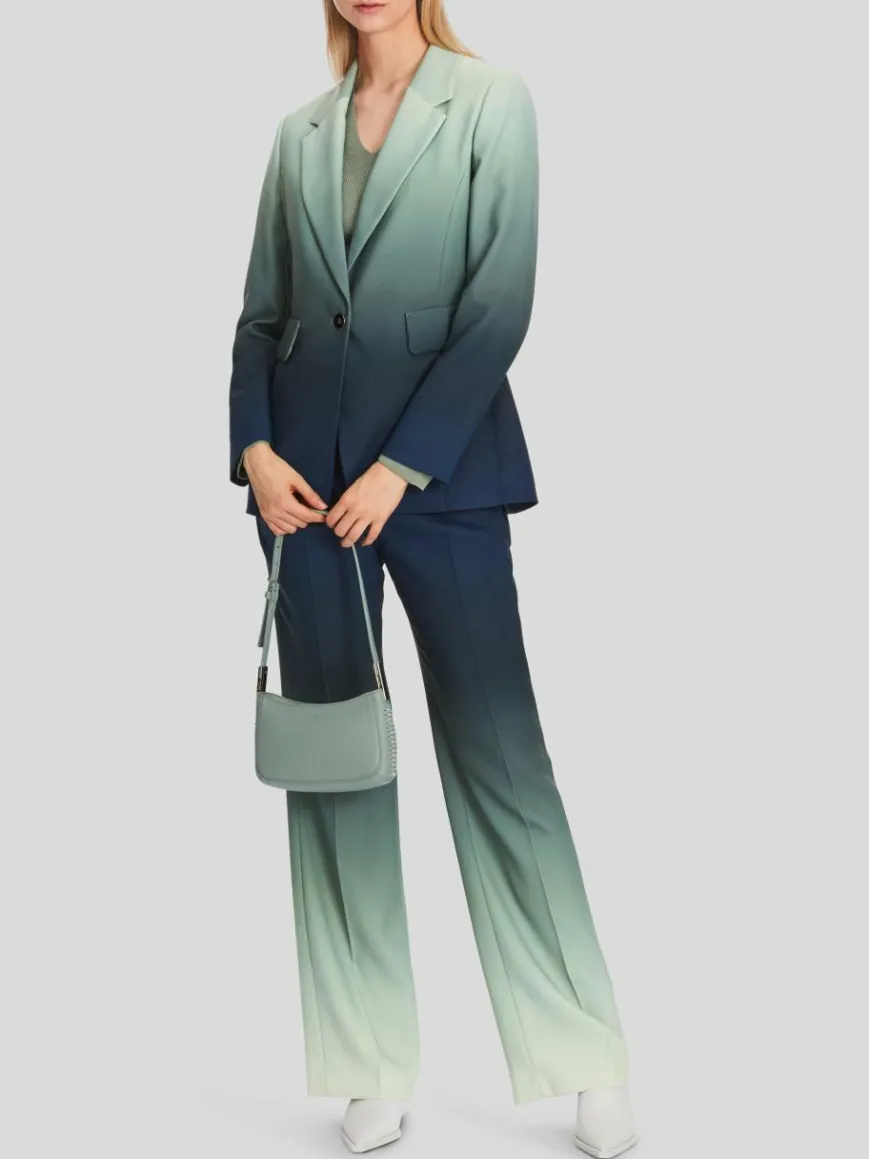 Marc Cain Blazer*Damen Blazer grün gemustert