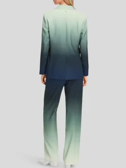 Marc Cain Blazer*Damen Blazer grün gemustert