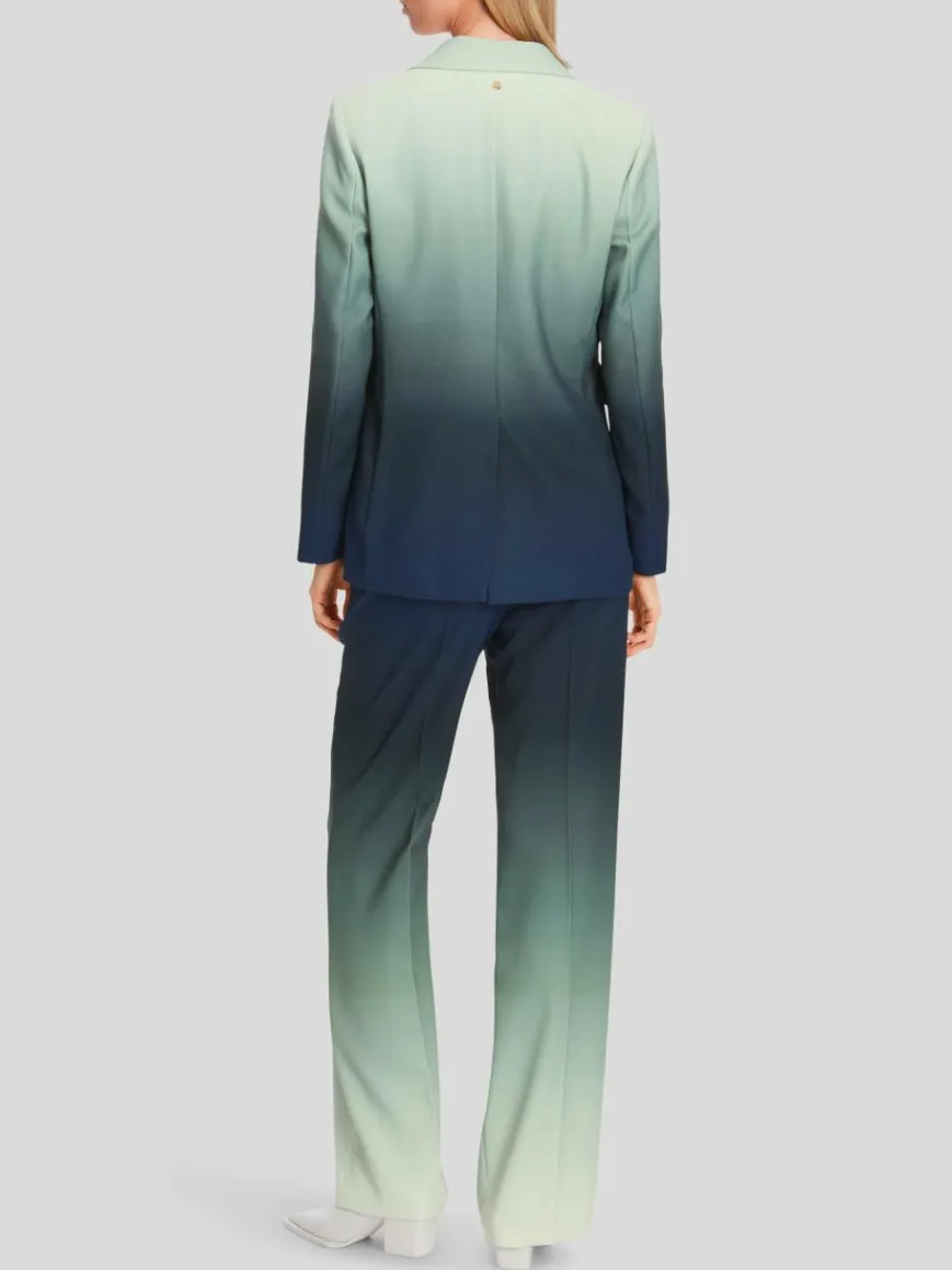 Marc Cain Blazer*Damen Blazer grün gemustert