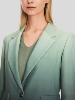 Marc Cain Blazer*Damen Blazer grün gemustert