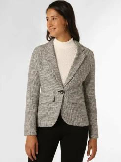 s.Oliver BLACK LABEL Blazer*Damen Blazer weiß schwarz meliert