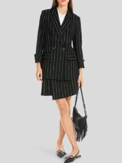 Marc Cain Blazer*Damen Blazer schwarz gestreift