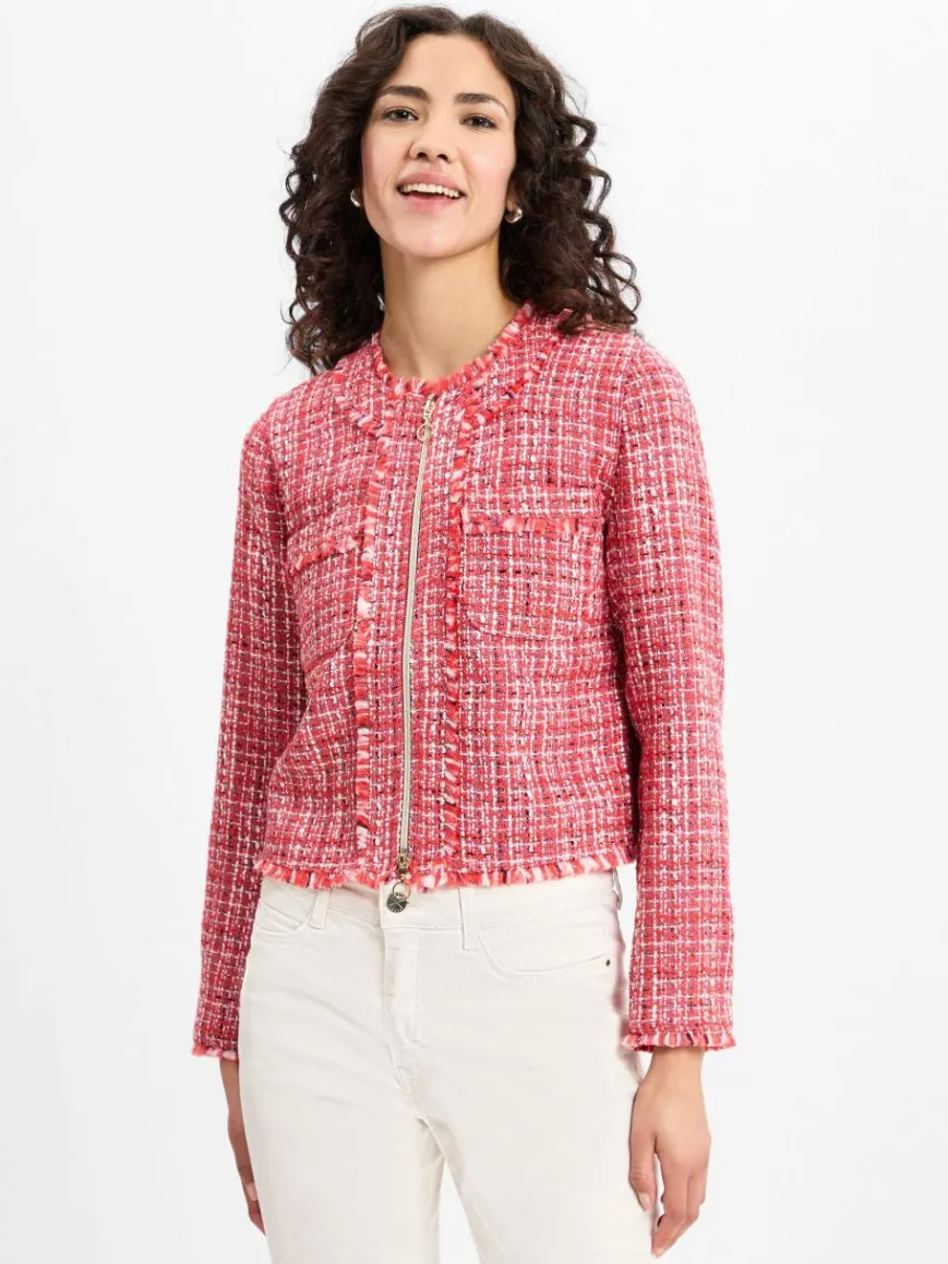 Betty Barclay Blazer*Damen Blazer rot strukturiert