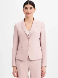 More & More Blazer*Damen Blazer rosa strukturiert