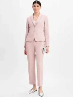 More & More Blazer*Damen Blazer rosa strukturiert