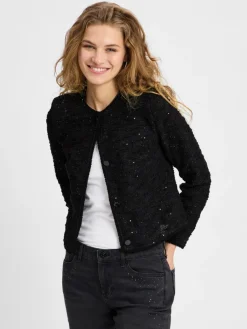 zero Blazer*Damen Blazer schwarz uni